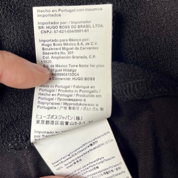 Vintage Hugo Boss Silk Blouse, Black, XS - Picture 9 of 11